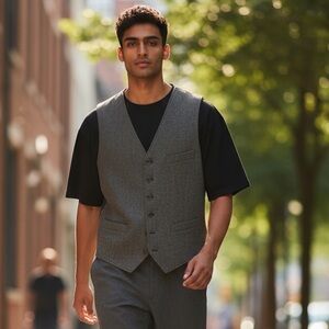 Joseph Abboud Charcoal Suit Vest and Pants NWT retails for $90